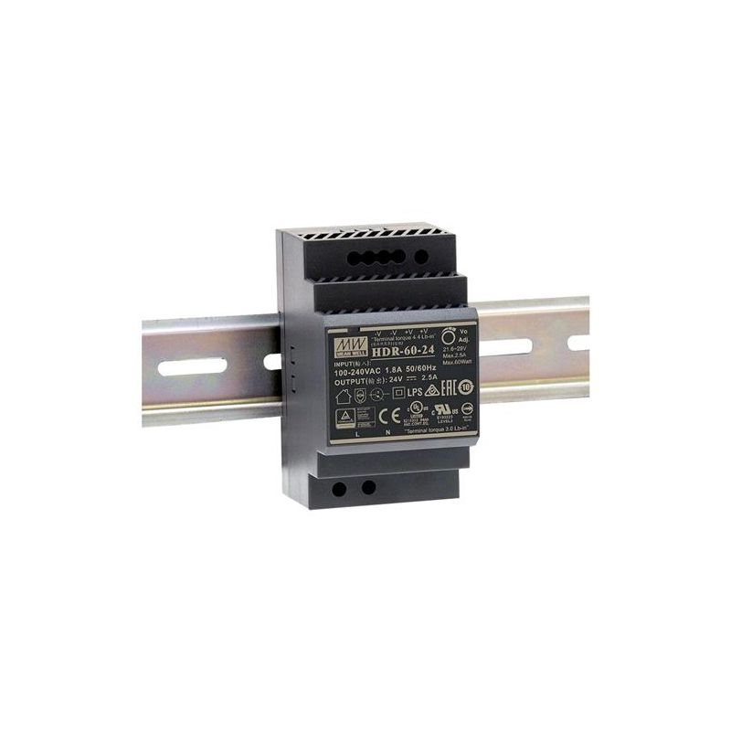 Mean Well HDR-60-12 Mean Well HDR-60-12 — Power Supplies
