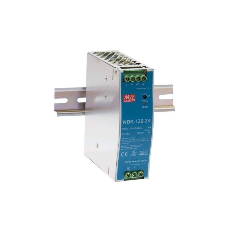 Mean Well NDR-120-24 Mean Well NDR-120-24 — Power Supplies