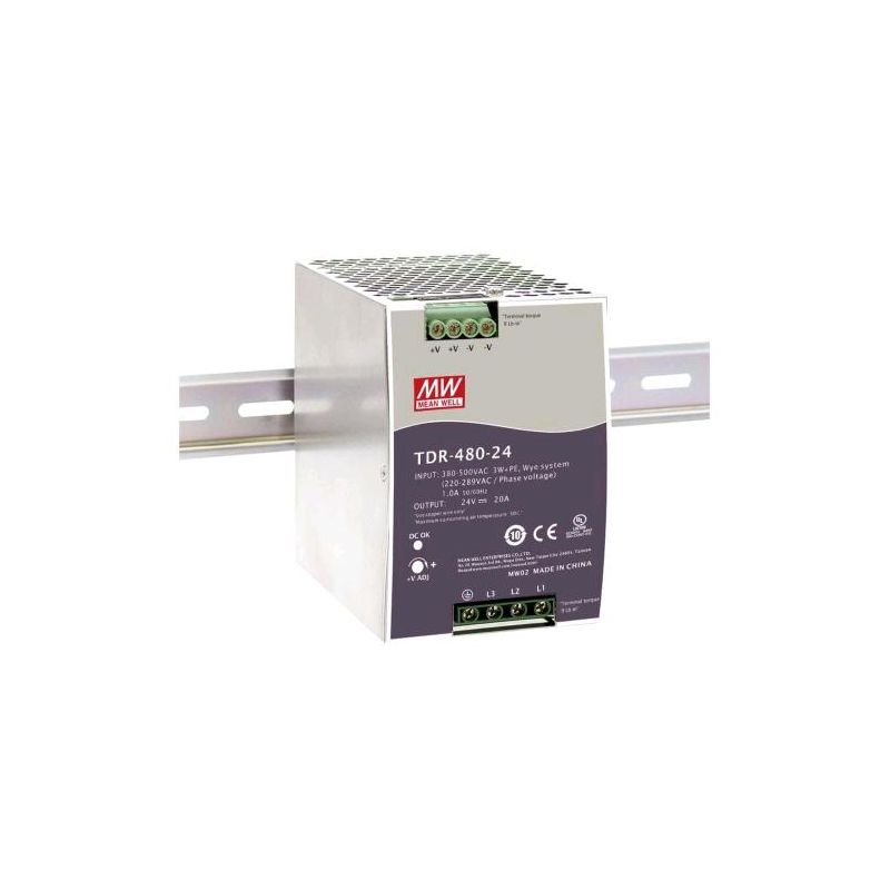 Mean Well TDR-480-24 Mean Well TDR-480-24 — Power Supplies