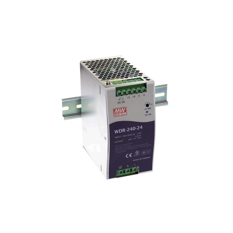Mean Well WDR-240-24 Mean Well WDR-240-24 — Power Supplies