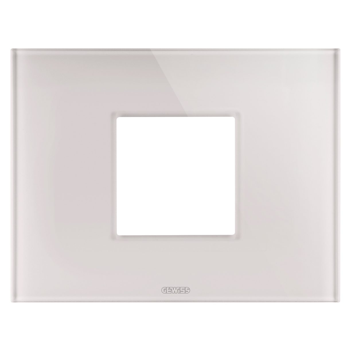 Gewiss GW16902CL Gewiss GW16902CL — Ice Plate - In Glass - 2 Modules - Natural Beige - Chorusmart