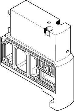 Festo 527581 Supply plate CPVSC1-SP