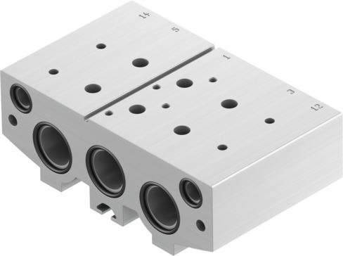 Festo 576489 Manifold block VABM-B10-20EEE-G38-2