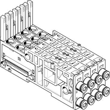 Festo 561084 Sub-base VMPAL-AP-4X10-QS6-2