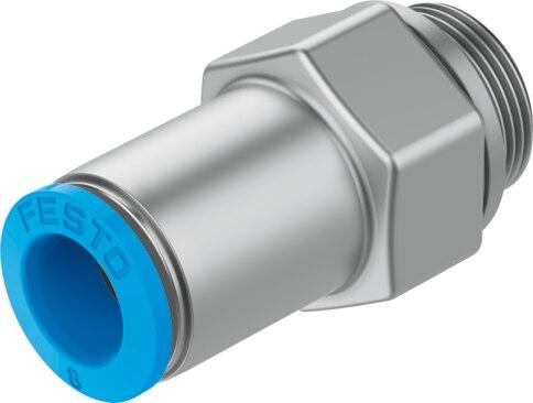 Festo 186298 Push-in fitting, self-sealing QSK-G1/4-8