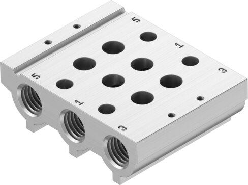 Festo 566558 Manifold rail VABM-L1-10S-G18-2