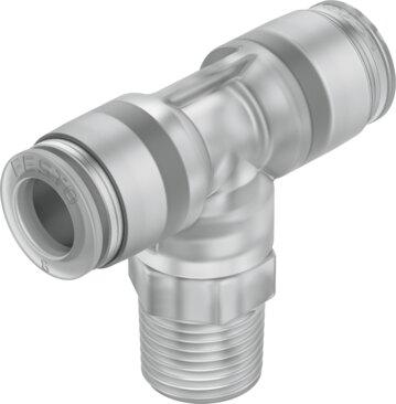 Festo 133076 Push-in T-fitting NPQP-T-R14-Q8-FD-P10