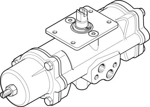 Festo 552875 Quarter turn actuator DAPS-0015-090-RS1-F03-CR