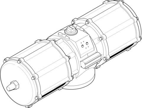Festo 561695 Quarter turn actuator DAPS-4000-090-RS3-F25