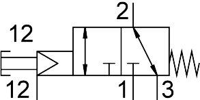 Festo 5299724 Pushbutton valve VHEF-PTCZ-M32-M-N14