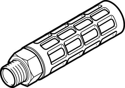 Festo 151990 Pneumatic muffler U-1-B