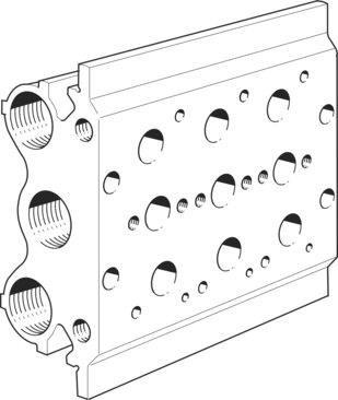 Festo 30683 Manifold block PRS-3/8-3-B