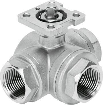 Festo 4834294 Ball valve VZBE-11/2-T-63-F-3L-F0507-V15V15