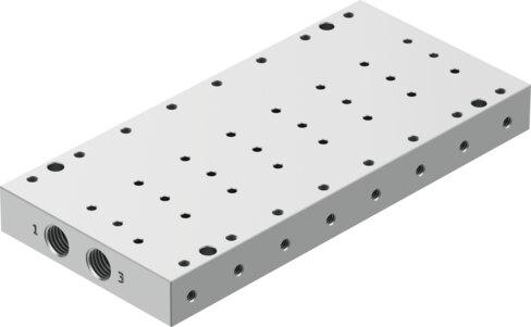 Festo 8076391 Manifold rail VABM-P7-18MB-G18-M5-8