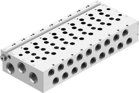 Festo 566649 Manifold rail VABM-L1-14W-G14-9