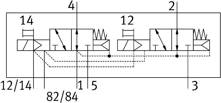 Festo 8187063 Solenoid valve VUVX-BK10-T32U-MZH-F-1T1L