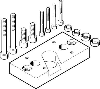 Festo 537312 Adapter kit HAPG-SD2-30