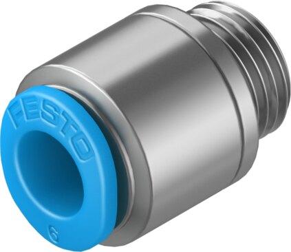 Festo 186267 Push-in fitting QSM-G1/8-6-I