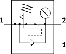 Festo 529487 Pressure regulator MS4-LRB-1/4-D7-AS-BD-Z