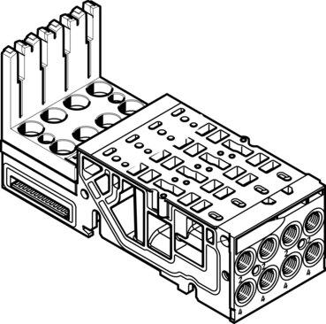 Festo 546806 Sub-base VMPA1-AP-4-1-EMM-4