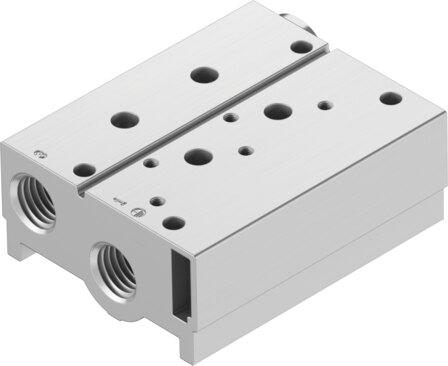 Festo 8026306 Manifold block VABM-B10-25S-N38-2-P3