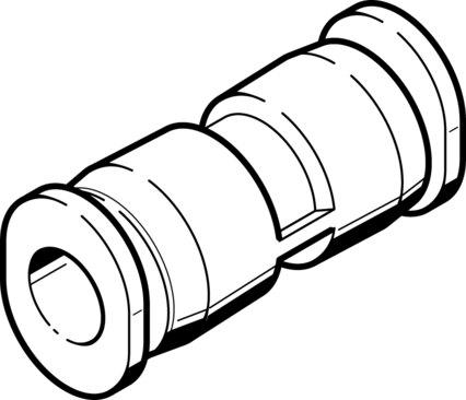 Festo 573057 Push-in connector QBM-3/16T-1/8-U