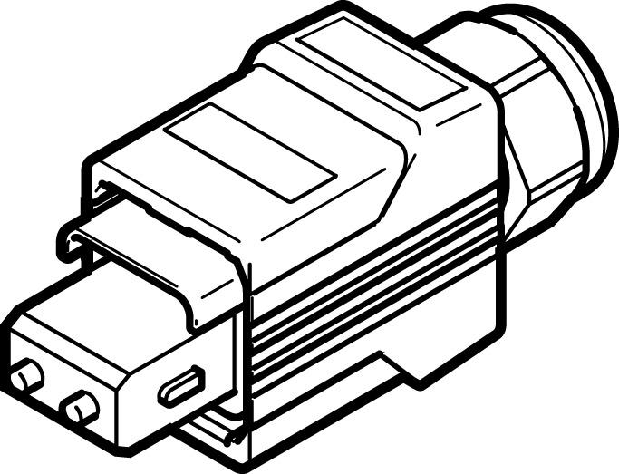 Festo 571017 Plug FBS-SCRJ-PP-GS
