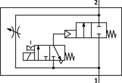 Festo 529813 Pressure build-up valve MS6-DE-3/8-V230