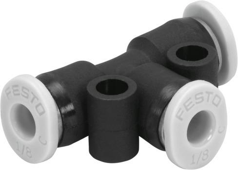 Festo 572293 Push-in T-connector QBMT-1/8T-U