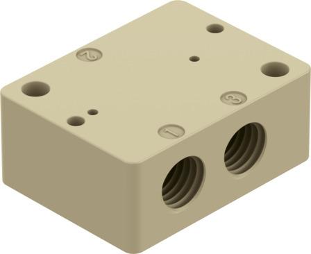 Festo 8122827 Sub-base VABS-K2-10S-16-M6-P