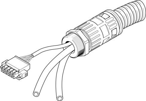 Festo 1585794 Connecting cable NHSB-A1-10-BLG5-LE5-PU8-2XBB