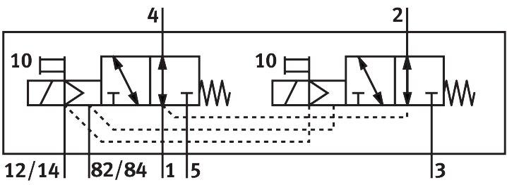 Festo 553111 Air solenoid valve VMPA1-M1H-NU-PI