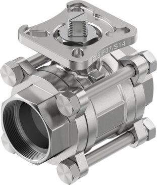 Festo 8089044 Ball valve VZBE-11/2-WA-63-T-2-F0507-V15V15