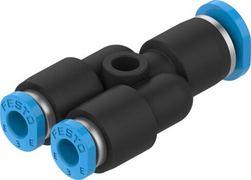Festo 8113156 Push-in Y-connector NPQE-Y-Q4-Q3-P10