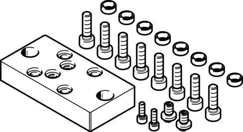 Festo 1088327 Adapter kit HMSV-73