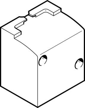 Festo 555702 Angled connection plate VABF-S2-2-A1G2-G12