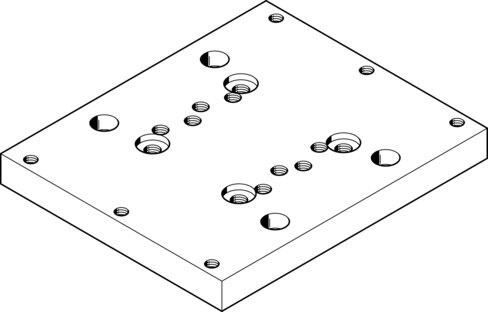 Festo 192692 Adapter plate kit HAPB-32/40
