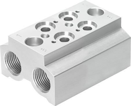 Festo 550601 Manifold block CPE10-3/2-PRS-1/4-2-NPT