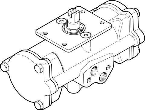 Festo 552869 Quarter turn actuator DAPS-0015-090-R-F03-CR