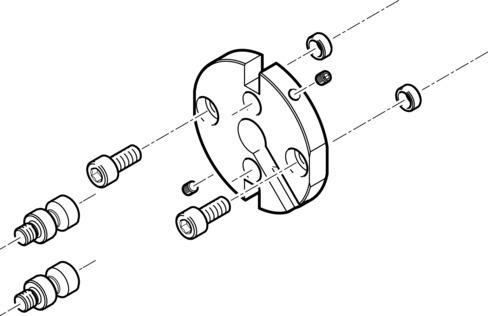 Festo 184485 Adapter kit HAPG-SD2-9