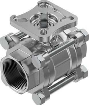 Festo 4809121 Ball valve VZBE-11/2-T-63-T-2-F0507-V15V15