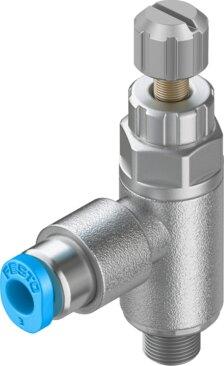 Festo 197576 One-way flow control valve GRLA-M5-QS-3-RS-D