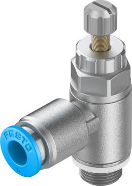 Festo 197581 One-way flow control valve GRLA-1/8-QS-6-RS-D