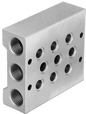 Festo 10186 Manifold block PRS-1/4-3