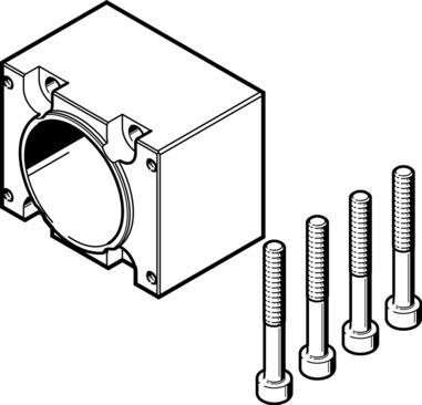 Festo 3637942 Coupling housing EAMK-A-S38-38A/B-G2