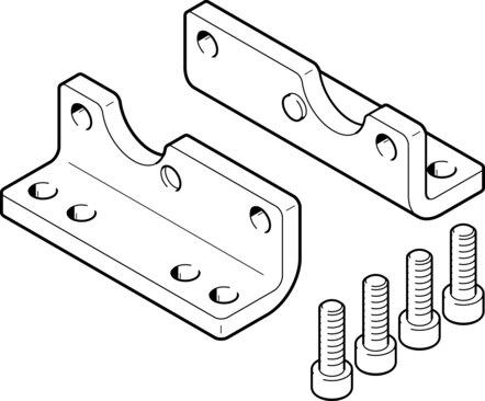 Festo 545237 Foot mounting HPC-63