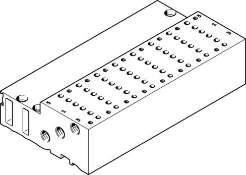 Festo 525125 Manifold block MHP2-PR8-5