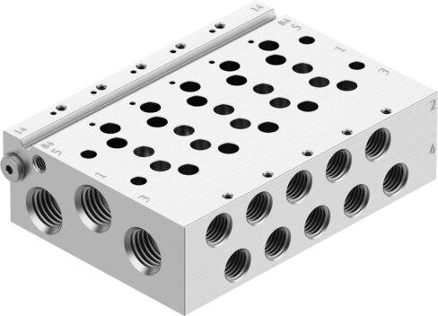 Festo 566645 Manifold rail VABM-L1-14W-G14-5