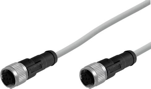 Festo 3056124 Connecting cable NEBS-M12G12-KS-0.5-SM12G12