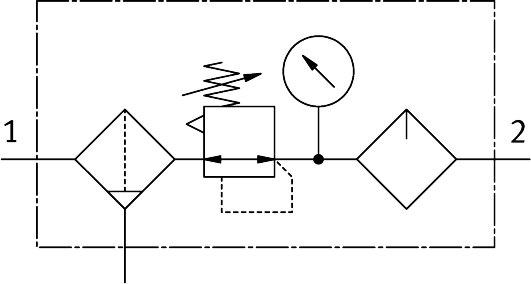 Festo 173860 Service unit FRC-1/2-D-MIDI-NPT